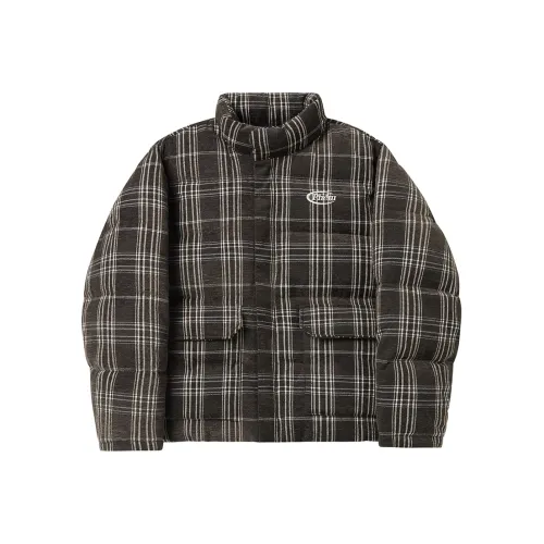 Phew Хлопковый пуховик Унисекс Коричневый и Бежевый