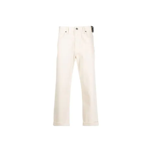 Fendi Белый Мужской Джинсы