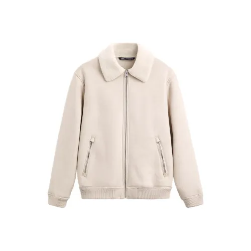 ZARA Белый Мужской Куртки