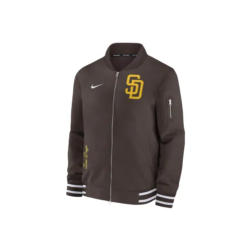 nike SAN DIEGO PADRES Аутентичная коллекция Куртки и Пальто Мужской Коричневый