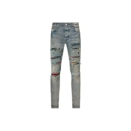 AMIRI Men's Blue Jeans AMIRI Мужские синие джинсы