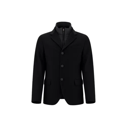 HERNO Пуховик Мужской Черный