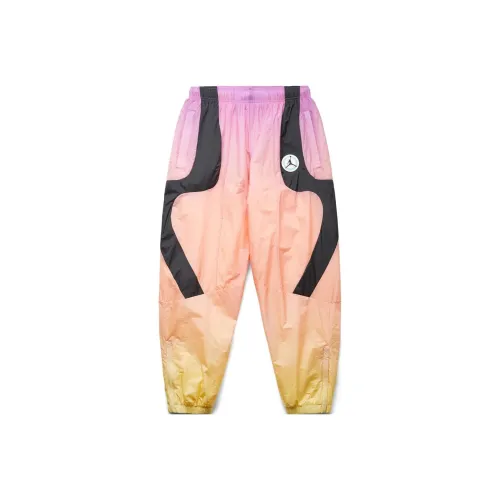 Джордан Вязаные Тренировочные Штаны Мужские Розовые