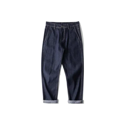 GTRG Темно-синие унисекс джинсы