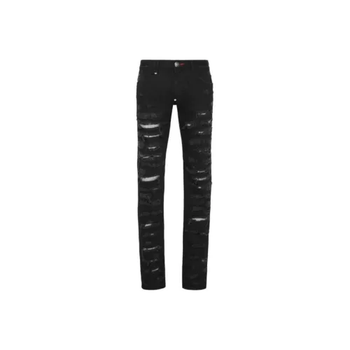 PHILIPP PLEIN Черные Мужские Джинсы