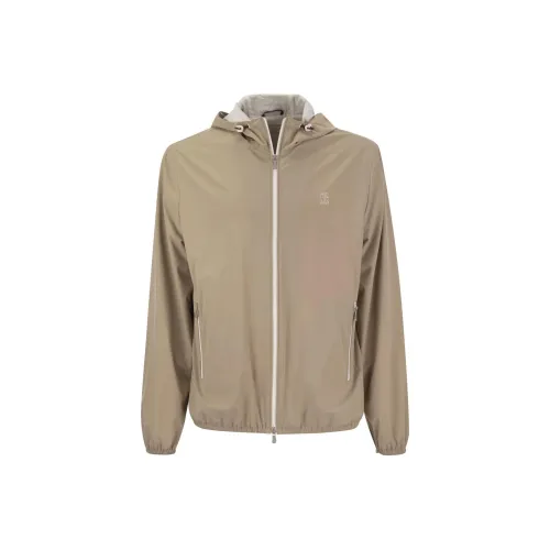 BRUNELLO CUCINELLI Песочный Мужской Куртки
