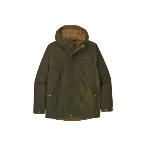 Patagonia Восковая Хлопковая Куртка Куртки Пальто Мужской