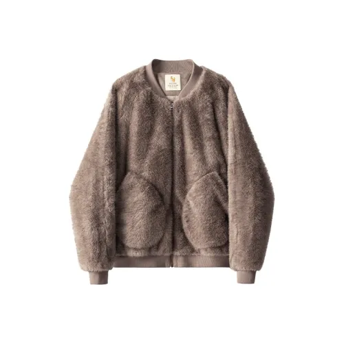 WILLIAM FOX SONS Куртки и Пальто Унисекс Бежевый Коричневый