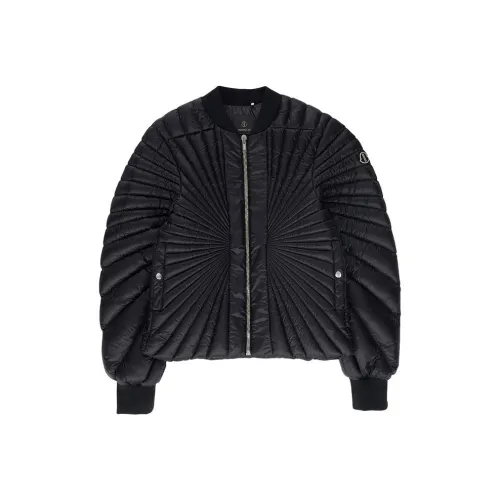RICK OWENS совместный бренд RO x Moncler Пуховик Унисекс Черный