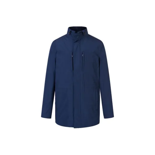 CORNELIANI FW21 Куртки и пальто Мужской Темно-синий