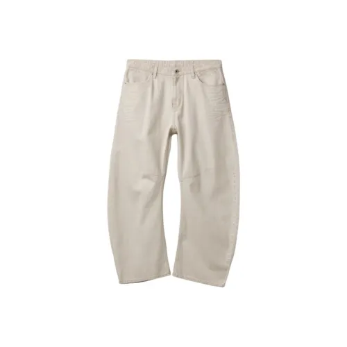 COOR Кремово-бежевый Унисекс Джинсы