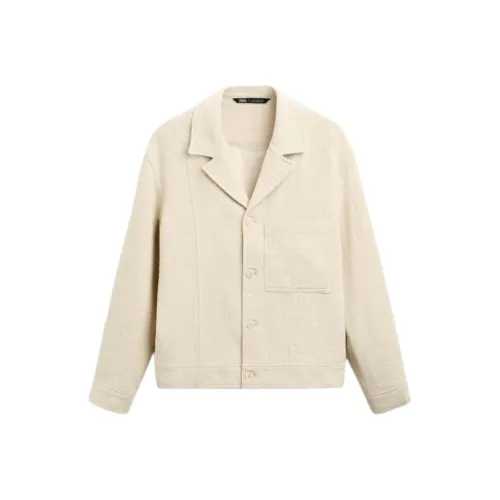ZARA Белый Мужской Куртки