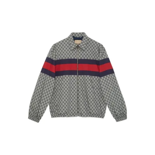 GUCCI SS24 Куртки и Пальто Мужской Синий