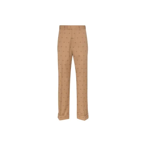 GUCCI Brown Men's Casual Pants GUCCI Коричневые Мужские Повседневные Штаны