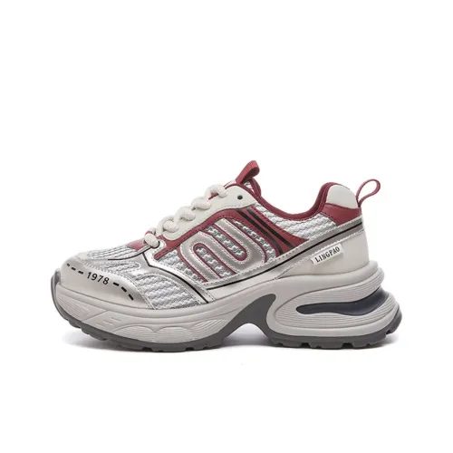 SENJIALUO Воздержание пота Увеличение высоты Устойчивость к истиранию Противоскользящий Низкий Топ Толстая подошва Женские