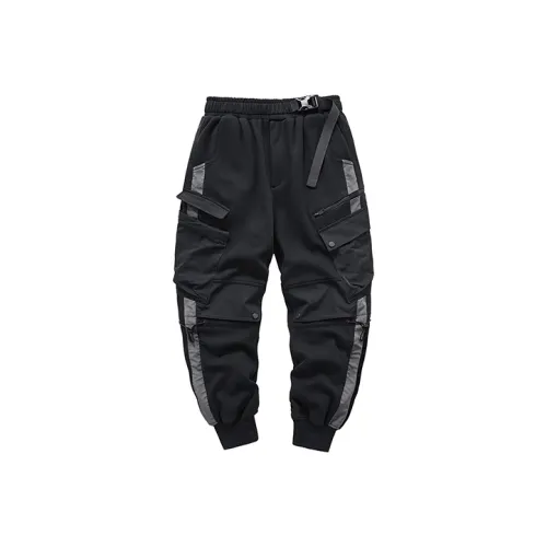 VIP Штаны с манжетами Повседневные брюки Унисекс Черный