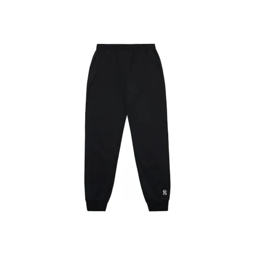 Mlb Base Logo Вязаные Тренировочные Штаны Унисекс Черные