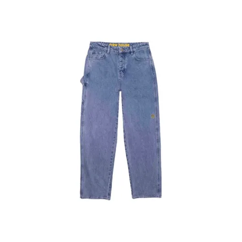 Drew House Smiley Collection Синие Унисекс Джинсы