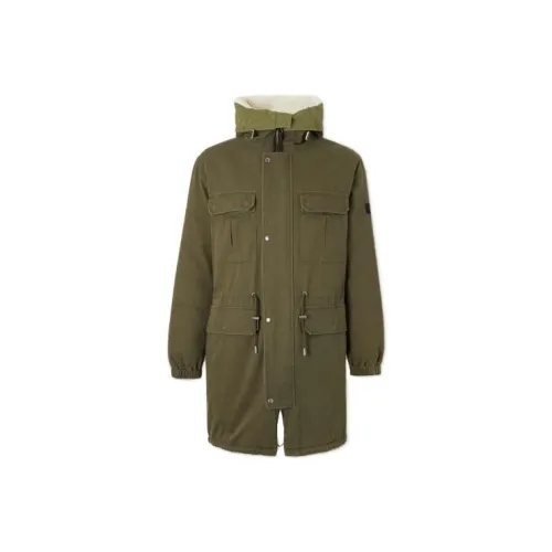 Yves Salomon Зеленый Мужской Парки