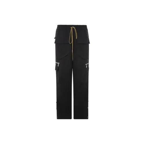 RHUDE Мужские Карго Брюки Черные