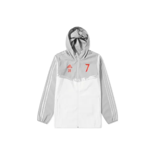 Adidas Куртки и Пальто Мужские Светло-Серые