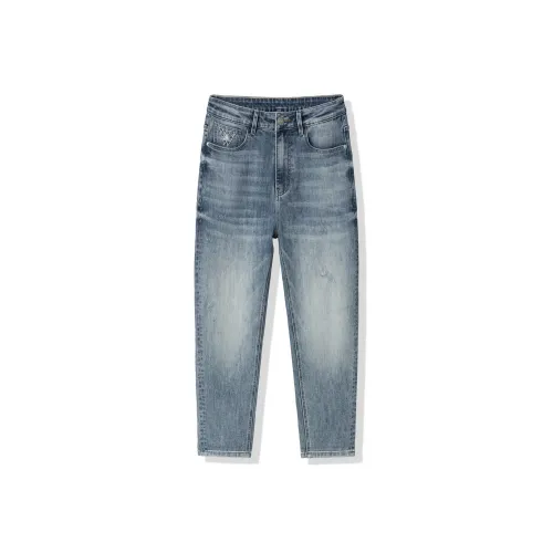 APUNCHLINEWORKSHOP Синий Мужской Джинсы