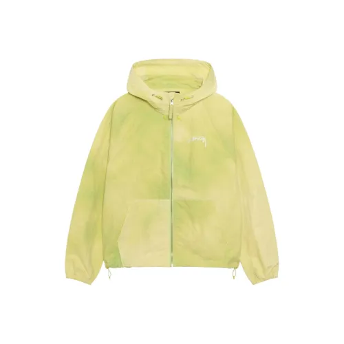 Stussy SS24 Пляж Оболочка Волна Краситель Куртки Пальто Унисекс