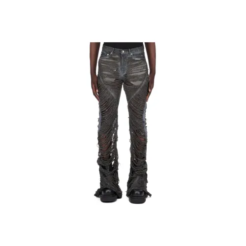 Rick Owens DRKSHDW SS24 Джинсы Мужские Темно-Серый