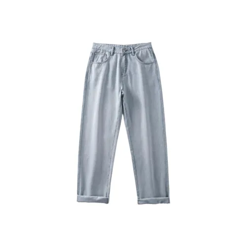 SONGS ALONG Синие Унисекс Джинсы