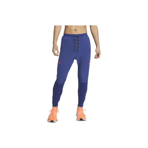 Nike Blue Men's Knitted Training Pants Nike Синий Мужские Вязаные Тренировочные Штаны