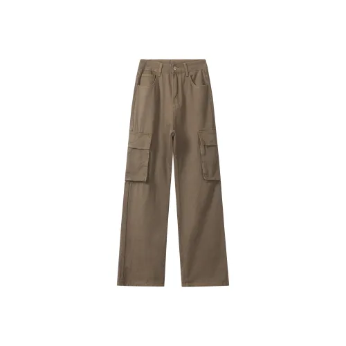 V6K8 Коричневый Унисекс Джинсы