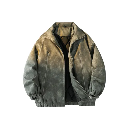 PAEFA Куртки Пальто Унисекс Желтый Зеленый