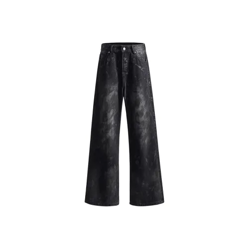 DESSO Dirty Грязь Черные Унисекс Джинсы