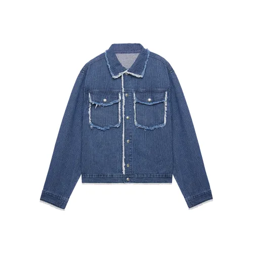 LOOKUN Куртки и Пальто Унисекс Синий