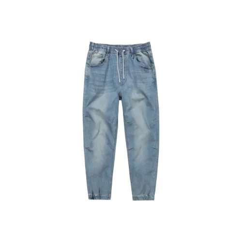 ABLE JEANS Винтаж Небесно-Синий Мужские Джинсы
