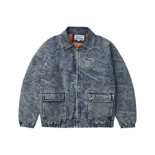 TEKABLU Хлопковый пуховик унисекс Ярко-синий