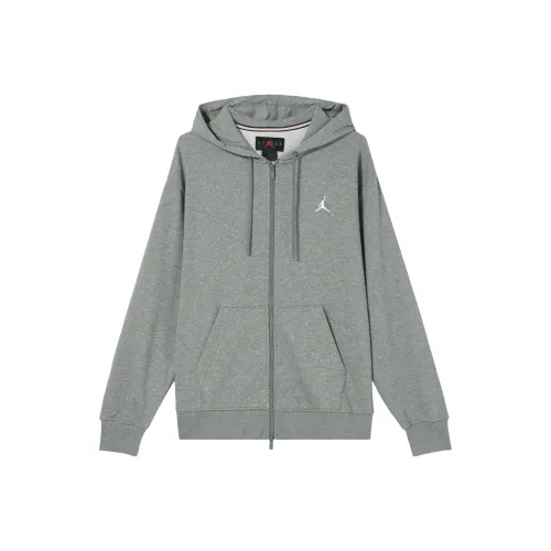 Jordan Brooklyn Fleece Серый Мужской Куртки