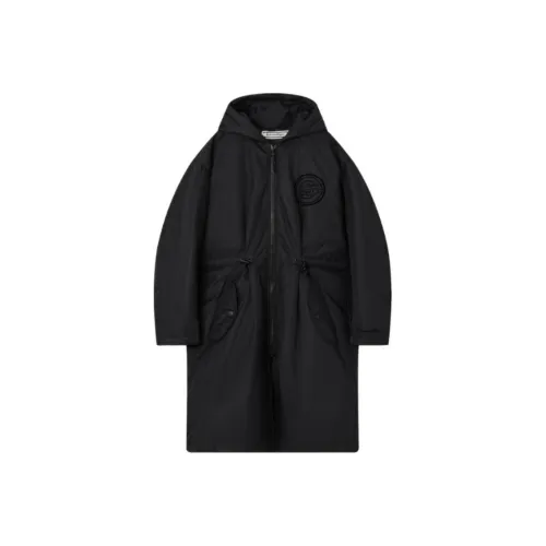 Onitsuka Tiger Хлопковый пуховик Мужской Черный