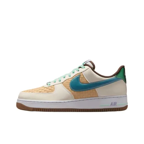 Nike Air FORCE 1 Slip-on Устойчивый к истиранию Низкий Топ Скейтбординг Мужской Белый