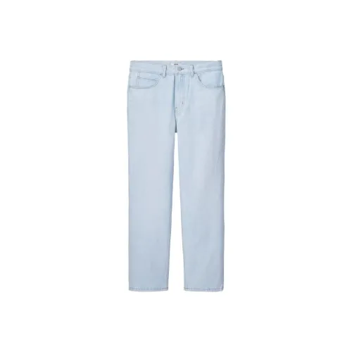 UNIQLO SS23 Джинсы Унисекс Aqua Blue