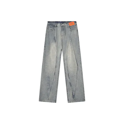 GEOFFREY B. SMALL Джинсы Унисекс Светлый Синий