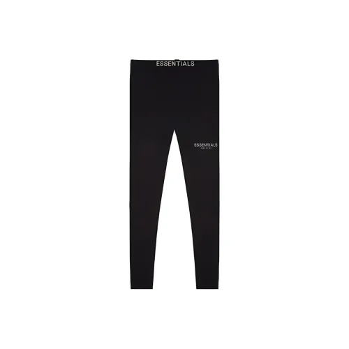 Fear of God Essentials FW20 Черные Унисекс Повседневные Брюки