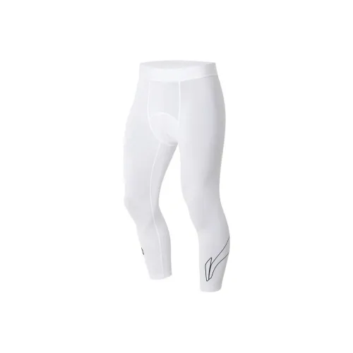 LINING CBA Collection Basketball Collection Вязаные тренировочные брюки мужские белые