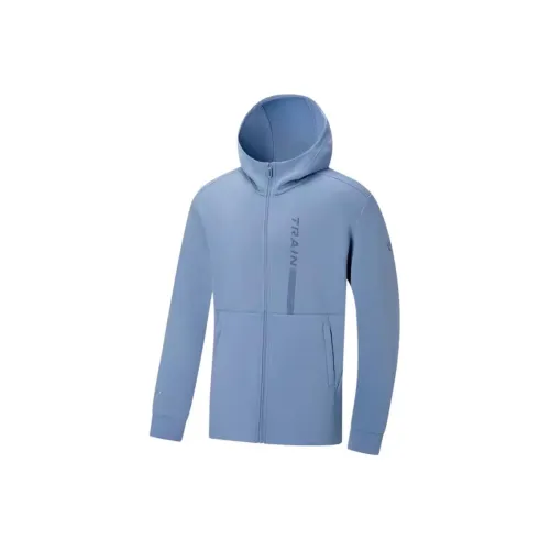 XTEP Variety Тренировки Коллекция Куртки Пальто Мужской Эмаль Синий