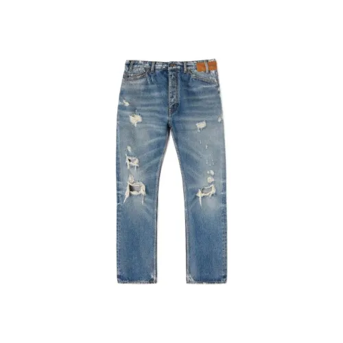 PALM ANGELS Blue Men's Jeans PALM ANGELS Синий Мужские Джинсы