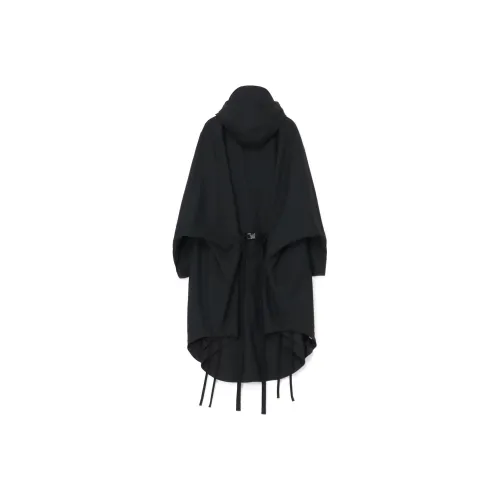 Yohji Yamamoto Черный Унисекс Плащи