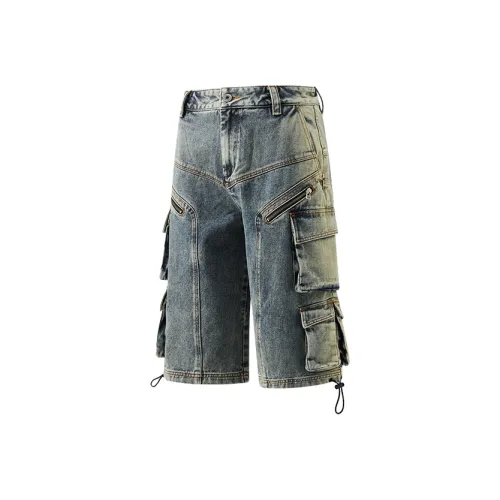 Organic Emotion Промытый Синий Унисекс Джинсы