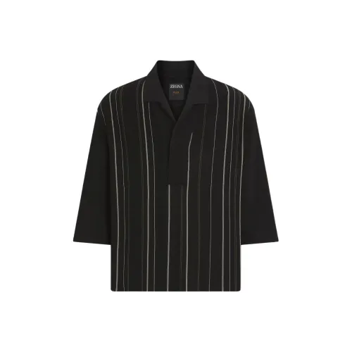 Ermenegildo Zegna Кедровый Коричневый Мужское Поло