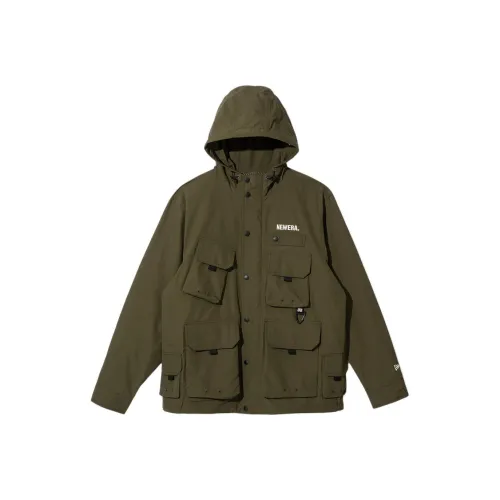 New Era SS24 Куртки и Пальто Мужской Армейский Зеленый