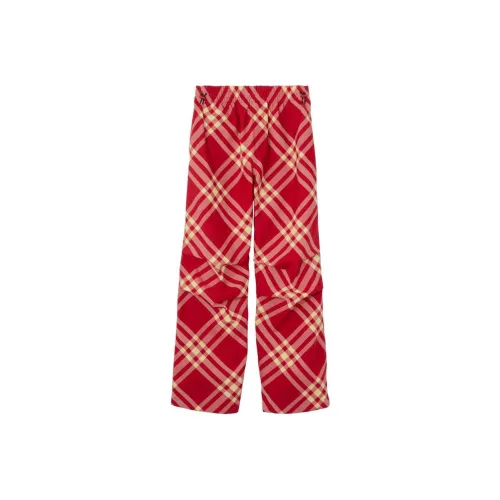 Burberry SS24 Карго Брюки Мужские Кирпично-Красный